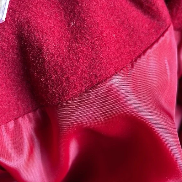 Michael by Michael Kors Red Wool Blend Pea coat Size S - Picture 6 of 6